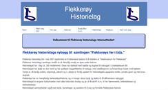 Desktop Screenshot of flekkeroy.org
